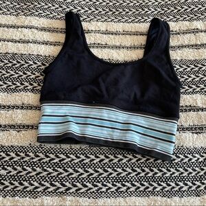 Alala seamless striped waist brand sports bra sz.S
